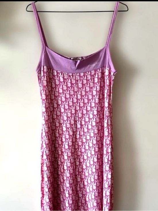 Dior Other - RARE Y2K Dior pink Slip Dress